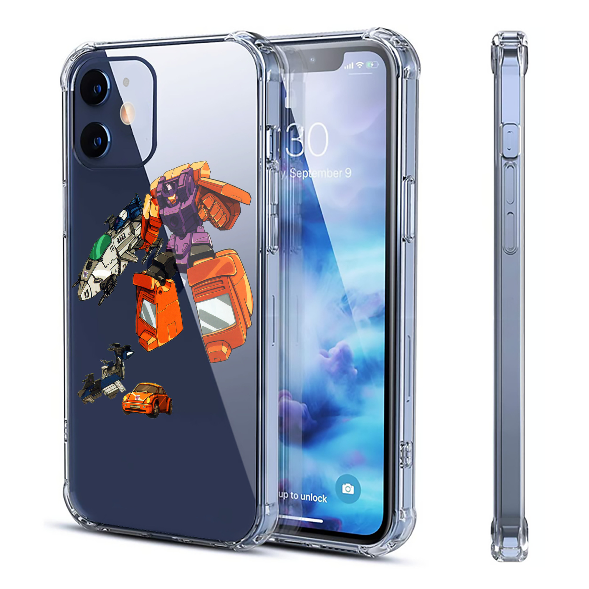 （画像用）  【iPhone 12シリーズ対応】透明スマホケース（クリアソフトケース）